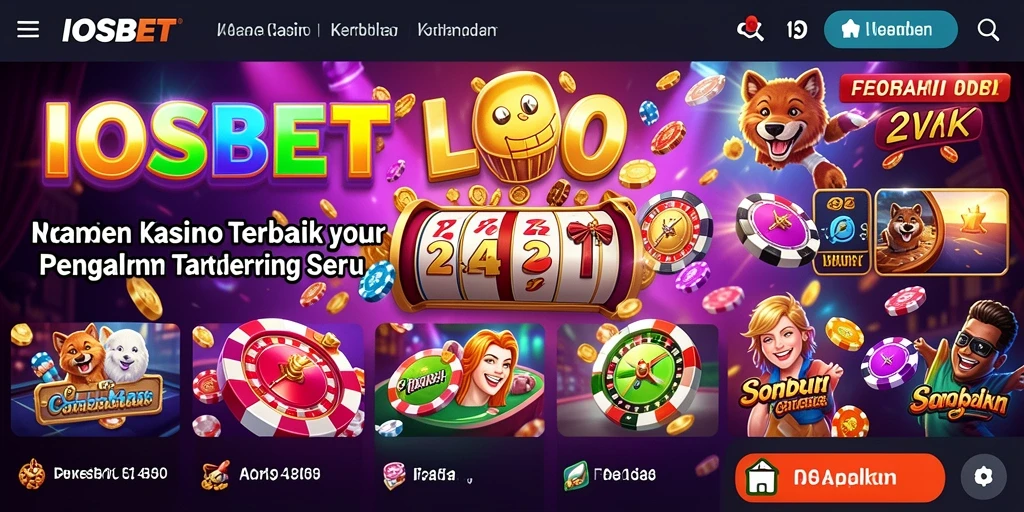 Tampilan menarik dari gameplay Kasino IOSBET saat beraksi.